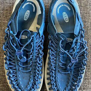 KEEN Uneek Women's Suede Bungee Corded Sport, Hike, Camping, Walking Size 9 T15)